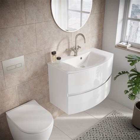 Svelte 800 Unit & Cast Mineral Marble Basin.